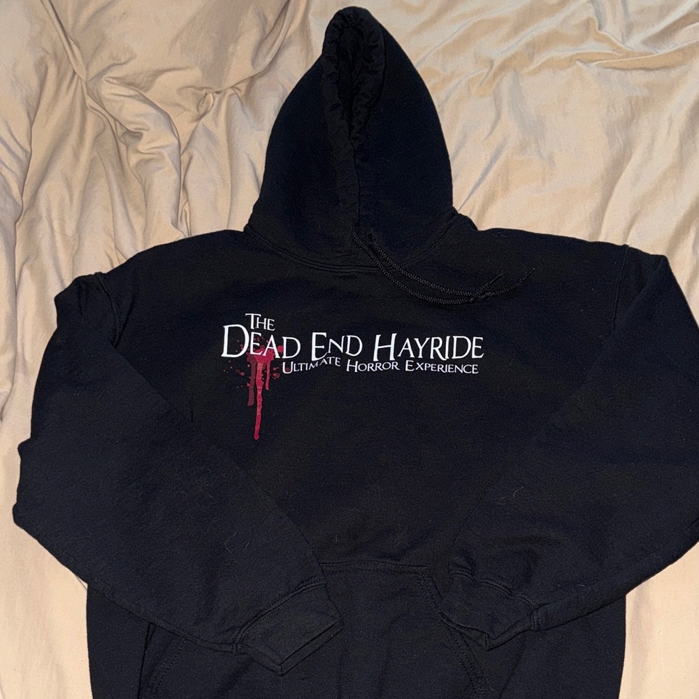 Gildan Black Graphic Hoodie
